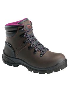 FSIA8675-10M image(0) - Avenger Work Boots Builder Series - Women's Boots - Soft Toe - EH|SR - Brown/Black - Size: 10M