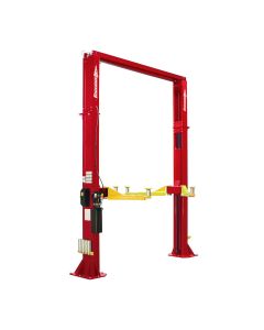 Forward Lift 15,000 2 Post Symmetric Lift With 2 Stage Front And Rear Arms. Overhead Cable Equalization, Single Pont Lock Release And Spring Operated Artm Restraints Provide Time Saving Use Job To Job. Includes Incluldes Truck Adapters, 5" And 10" Adapter