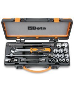 BTA009100937 image(0) - Beta Tools USA 910B/C16-16 Sockets and 5 Accessories