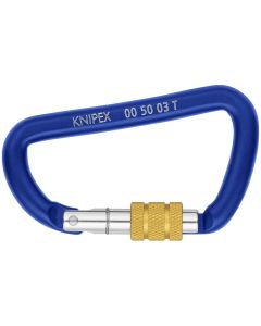 KNP005003TBKA image(0) - KNIPEX KNIPEX Tools Tethered Tool Screw Lock Carabiner