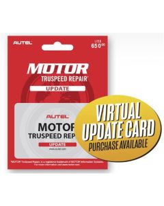 AULVMOTORUPDATE image(0) - Autel Virtual MOTOR TruSpeed Update Card : MOTOR TruSpeed Repair Data Access