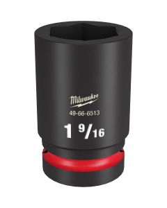 MLW49-66-6513 image(0) - Milwaukee Tool SHOCKWAVE Impact Duty  1"Drive 1-9/16" Deep 6 Point Socket