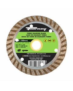 FOR71560 image(0) - Forney Industries Diamond Cut-Off Blade, Turbo, 4 in