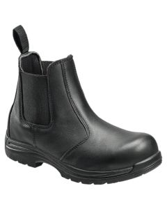 SRWA7408-9.5W image(0) - Men's Foreman 6 Romeo-Chelsea style, EH, Composite Toe, Black Work Boot, Size: 9.5W