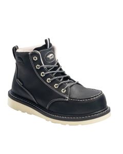 Avenger Work Boots Wedge Series - Women's Boots - Carbon Nano-Fiber Toe - IC|EH|SR - Black/Tan - Size: 7.5W