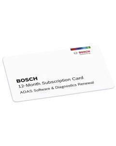 Bosch ADS 625/625X ADAS Diagnostic Scan 12-Month Diagnostics + Static ADAS Subscription
