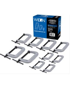 WIL11117 image(0) - Wilton WILTON 140 SERIES 10 PC C-CLAMP KIT