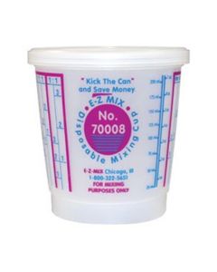 E-Z Mix 1/2 PINT DISPOSABLE MIXING CUPS 100/BOX