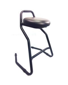 Robust and comfortable garage stool