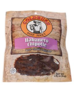 Gold Rush Jerky Habanero Chipotle 2.85 oz. Beef Jerky - 12 Count (3 lbs.)