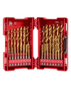 MLW48-89-4813 image(0) - Milwaukee Tool 5.5mm Metric Titanium SHOCKWAVE Red Helix Bit