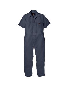 VFI3339DN-RG-M image(0) - Workwear Outfitters Short Sleeve Coverall Dark Navy, Medium