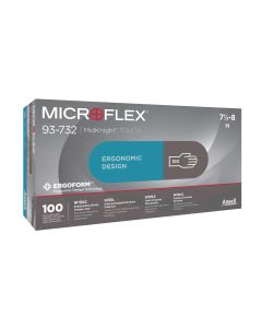 MFX93732XL-CASE image(0) - Microflex MICROFLEX Midknight Touch 93732 XL