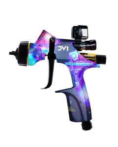 DeVilbiss DV1 CLEARCOAT NEW SCHOOL C1+ & C2+ DIGI GRAVITY GUN KIT