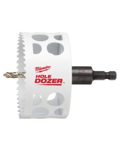 MLW49-56-9682 image(0) - Milwaukee Tool 3-1/2" Hole Dozer Bi-Metal Hole Saw with Arbor