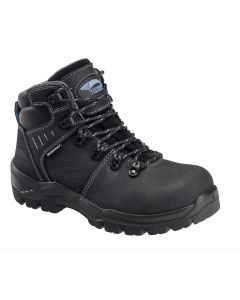 Avenger Work Boots - Foundation Series - Women's Boots - Carbon Nano-Fiber Toe - IC|EH|SR|PR - Black/Black - Size: 7W