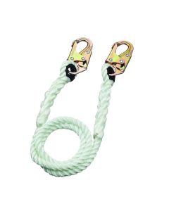 PeakWorks - Restraint Lanyard with 5/8" Rope - Snap Hooks - 6 FT