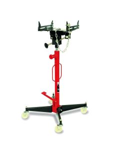 INT2158 image(0) - AFF - Transmission Jack - Hydraulic - Telescopic - Single Stage - 1,100 Lbs. Capacity - 45" Min H to 74" High H - Manual Foot Pedal
