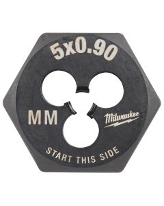 MLW49-57-5328 image(0) - Milwaukee Tool M5-0.90 mm 1-Inch Hex Threading Die