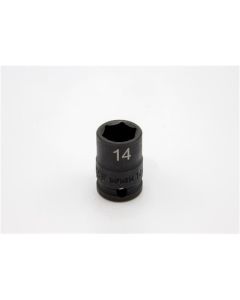 VIMIMPM614 image(0) - VIM 14MM X 3/8'' DR. CR-MO IMPACT SOCKET - SHALLOW