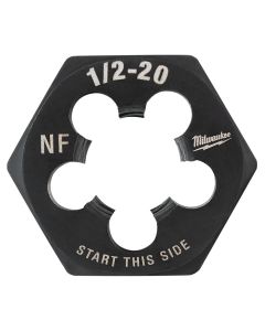 MLW49-57-5362 image(0) - 1/2"-20 NF 1-Inch Hex Threading Die