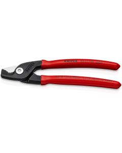 KNP95-11-160 image(0) - KNIPEX 6 1/4" Cable Shears with StepCut Cutting Edges