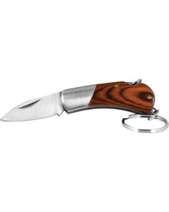 WLMW3209 image(1) - Wilmar Corp. / Performance Tool Mini Folding Knife Wood Handle