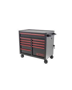 KTI75132 image(0) - K Tool International Tool Box 41 in. Premium 10 Drawer Double Bay 1,000 lb. (Matte Black)