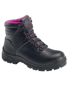 FSIA8124-6.5M image(0) - Avenger Work Boots Builder Series - Women's Boots - Steel Toe - IC|EH|SR - Black/Black - Size: 6.5M