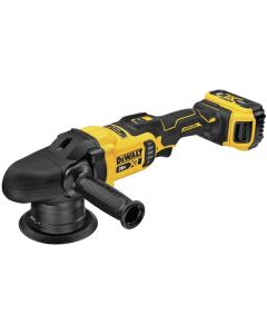 DWTDCM848P2 image(0) - DeWalt DEWALT 20V MAX XR Cordless 5" Polisher Kit, Variable-Speed, Random Orbit