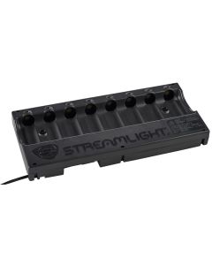 Streamlight Li-Ion 8-unit Bank Charger, No Battery Packs Included, Black