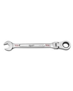 MLW45-96-9821 image(0) - Milwaukee Tool 15/16" Flex Head Ratcheting Combination Wrench