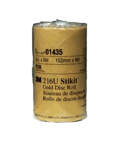 MMM1435 image(1) - 3M GOLD DISC ROLLS STIKIT P320G 6IN 175/ROLL