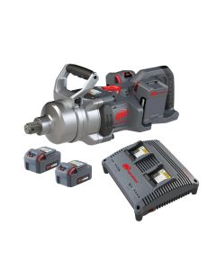 IRTW9491-K4E image(0) - Ingersoll Rand 20V High-torque 1" Cordless Impact Wrench Kit, 2600 ft-lbs Nut-busting Torque, 4 Batteries and Charger
