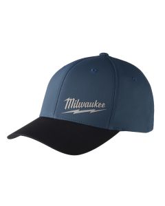 MLW507BL-LXL image(0) - Milwaukee Tool WORKSKIN FITTED HATS - BLUE LXL