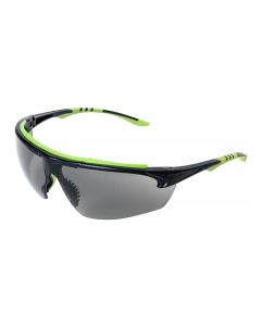 Sellstrom - Safety Glasses - XP410 Series - Smoke Lens - Black/Green Frame -  AF/HC