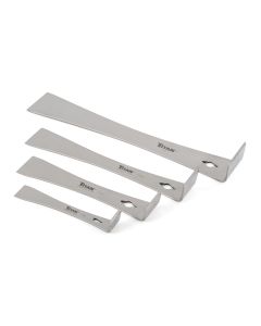 4-PC STAINLESS STEEL PRY BAR SET