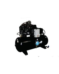 ATEMPAF10-3PH image(1) - Atlas Automotive Equipment 10HP 3Phase 120 Gallon Horizontal Air Compressor