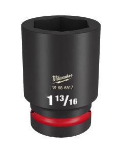 MLW49-66-6517 image(0) - Milwaukee Tool SHOCKWAVE Impact Duty  1"Drive 1-13/16" Deep 6 Point Socket