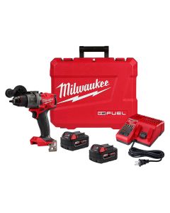 MLW2904-22 image(0) - Milwaukee Tool M18 FUEL 1/2" Hammer Drill/Driver Kit
