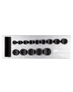 IRTDXSK2H14 image(0) - Ingersoll Rand DXS2 Drive Hex SAE Impact Socket Set, 14-Piece