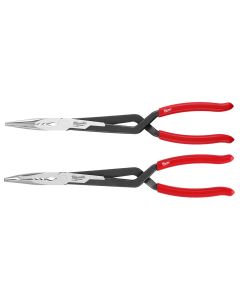 MLW48-22-6542 image(0) - Milwaukee Tool 2PC Long Reach Pliers Set