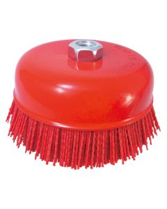 AST4546 image(0) - Astro Pneumatic 6" Nylon Bed Brush, Red, 5/8" thread