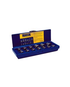 Hanson BOLT EXTRACTOR 13PC SET 1/4"-3/4" W/3/8" DRIVE