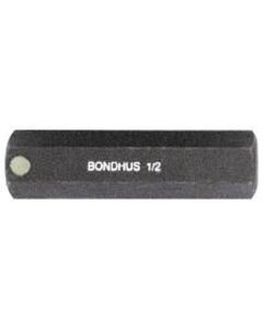 BND43616 image(0) - Bondhus Corp. Hex Bit w/1/2" Dr Skt 1/2"x6"