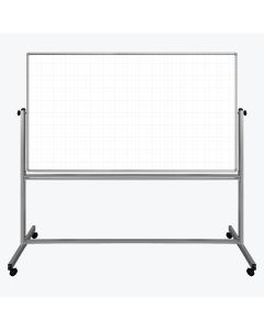 LUXMB7240LB image(0) - 72 x 40 Mobile Double-Sided Grid Board