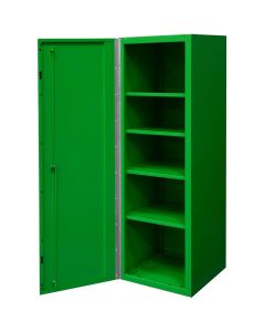 DX 19 x 21 Locker 4 Shelves,Green w/Black Handle