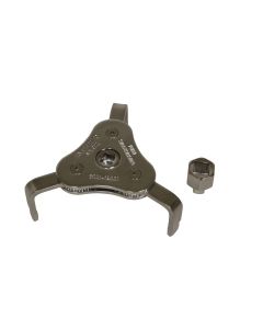 LIS63830 image(0) - Lisle 61-124mm 3 Jaw Wrench & Adapter