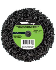 Forney Industries Quick Change Stripping Disc, 3 in