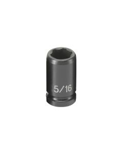 Grey Pneumatic SOC 5/16 1/4D IMP MAG 6PT BLK